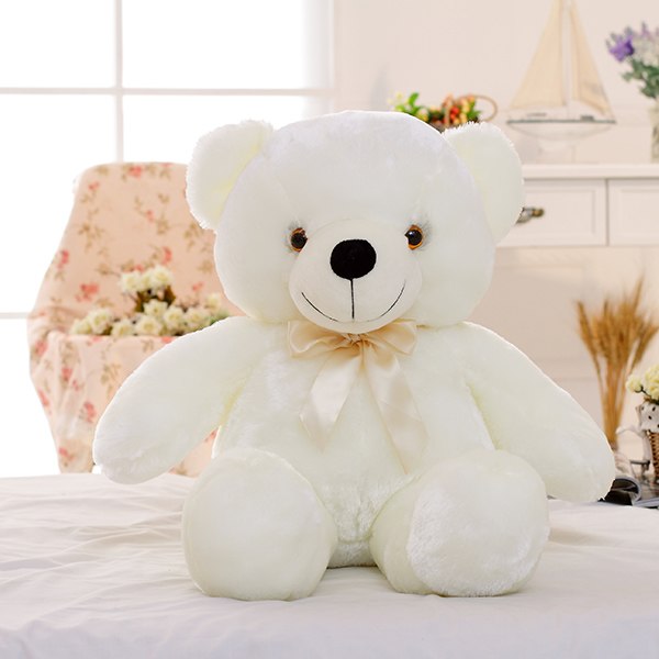 LED Light-Up Teddy Bear Plush Toy – Color-Changing Glow Bear for Kids
