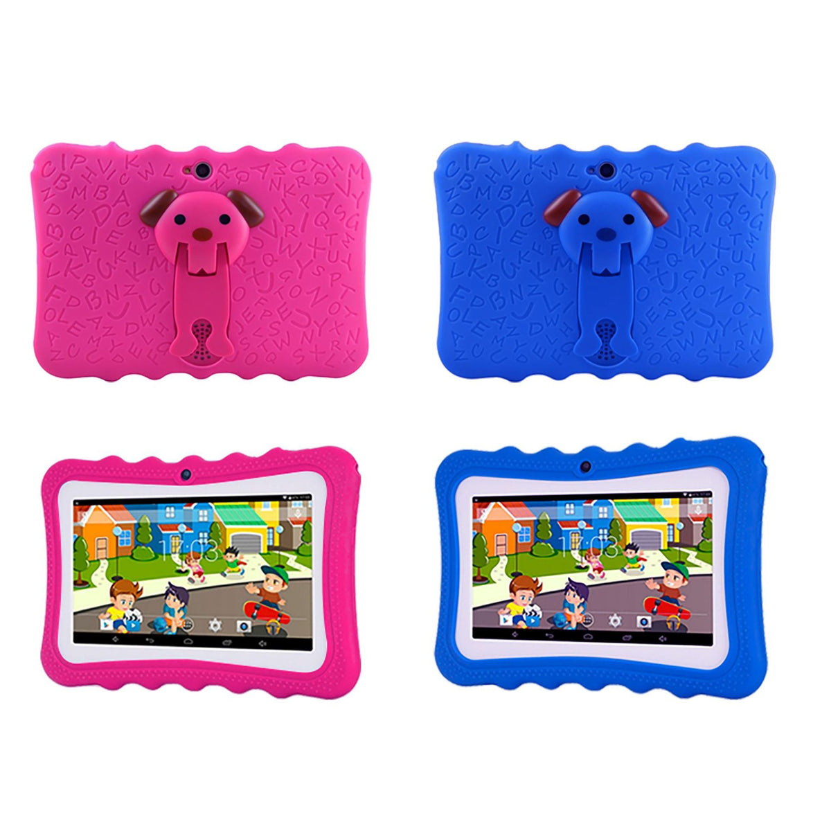 7-Inch Android Kids Wi-Fi Tablet with Silicone Case