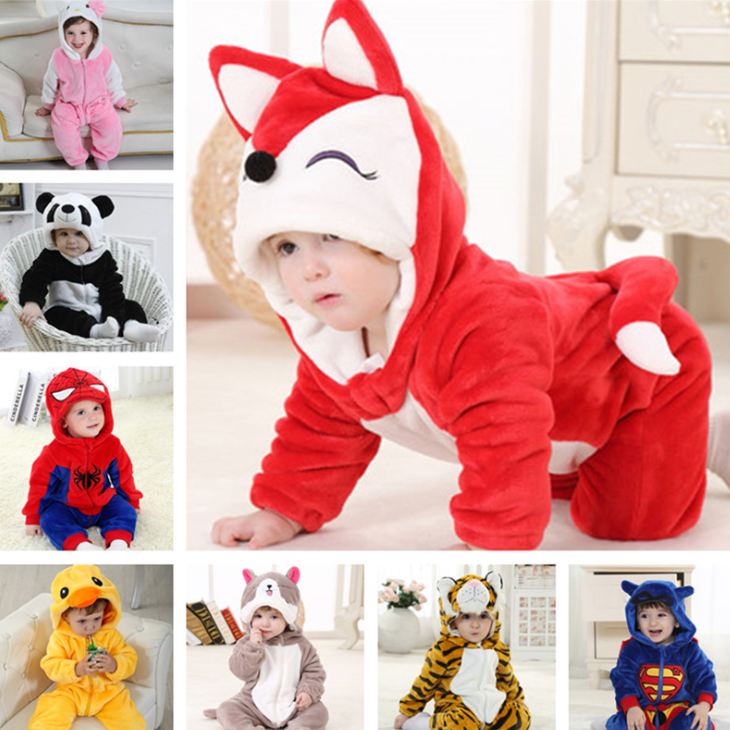 Soft Flannel Baby Onesie & Crawling Suit – Cozy All-Day Comfort