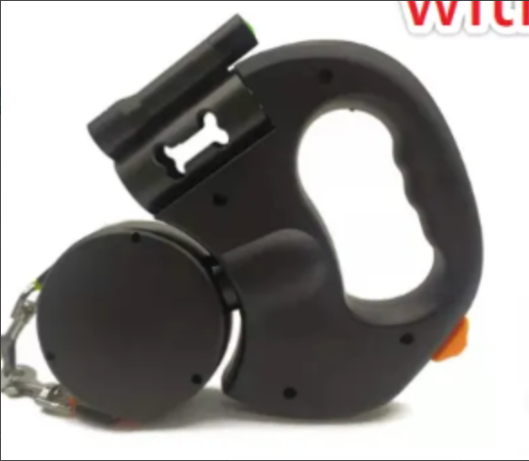 Retractable Dog Leash with LED Lights – Safe Night Walks for Dogs