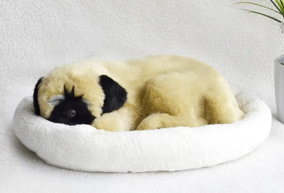 Lifelike Plush Dog Toy – Simulation Fur Animal