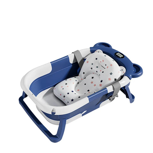 Newborn Baby Bath Tub with Temperature Sensor – Safe & Comfortable